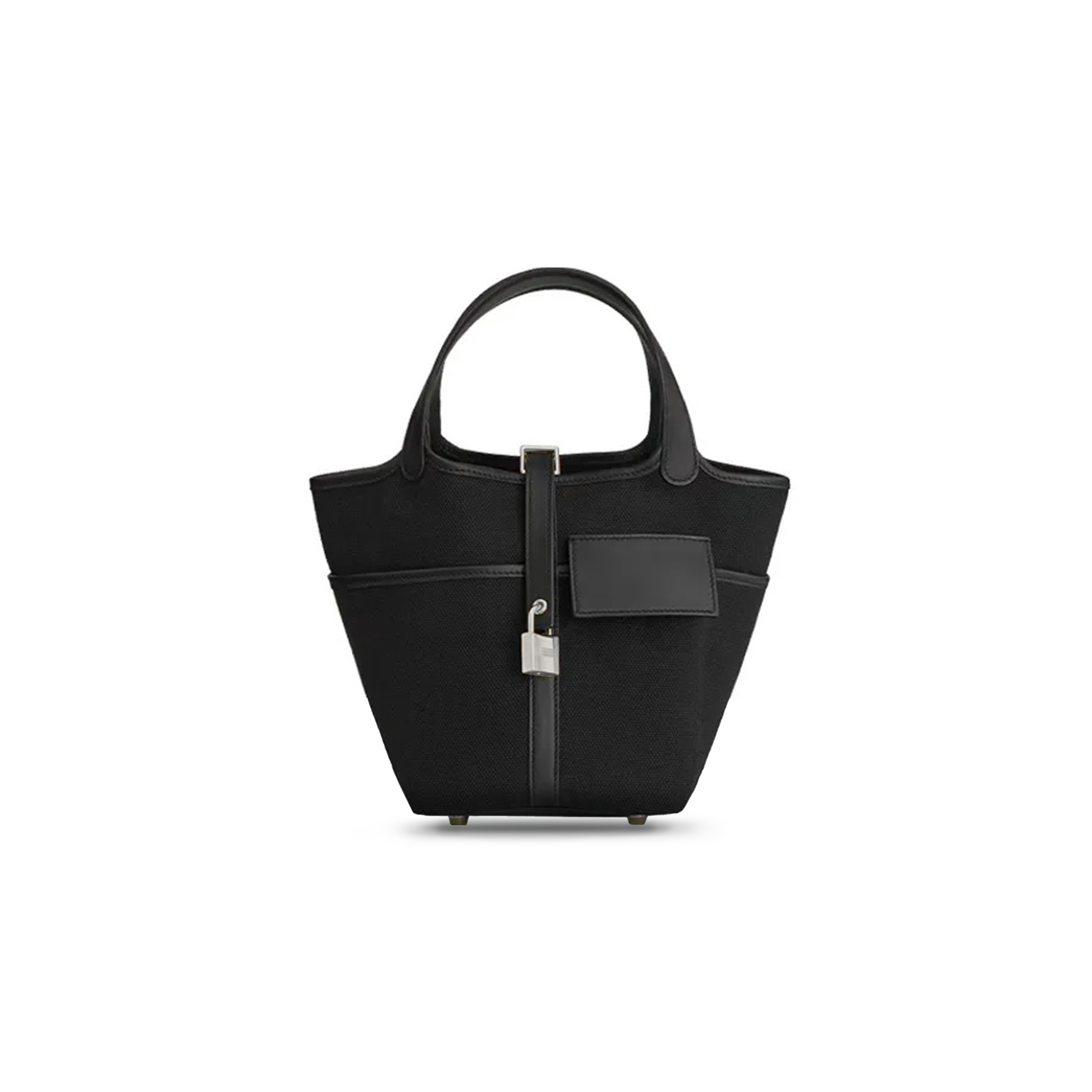 HERMES PICOTIN LOCK 18 GARGO GOELAND SWIFT SILVER HARDWARE H083189CKAA  (18*18*13cm)